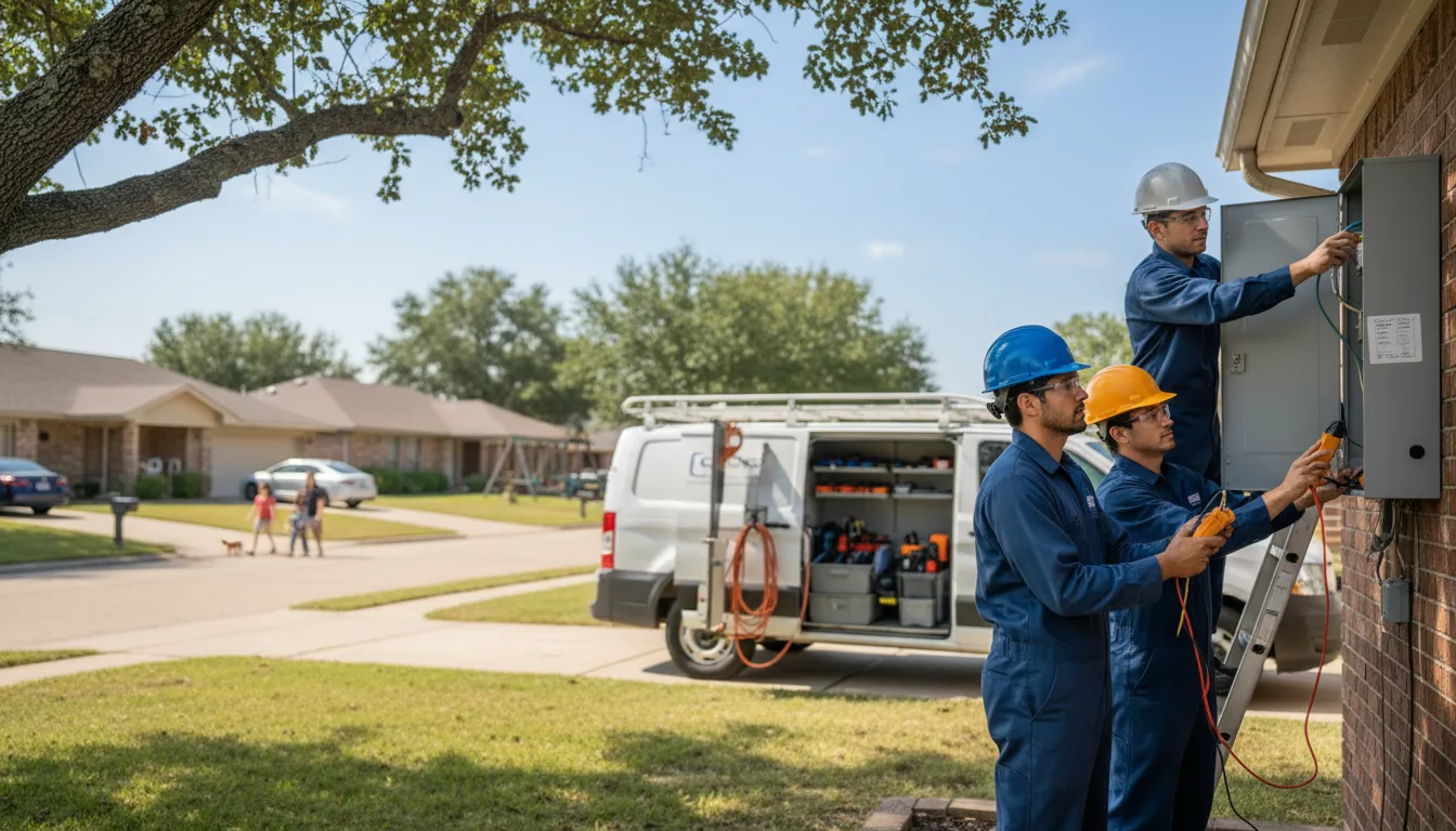 Certified electrician providing emergency electrical services in Pearl City, IL